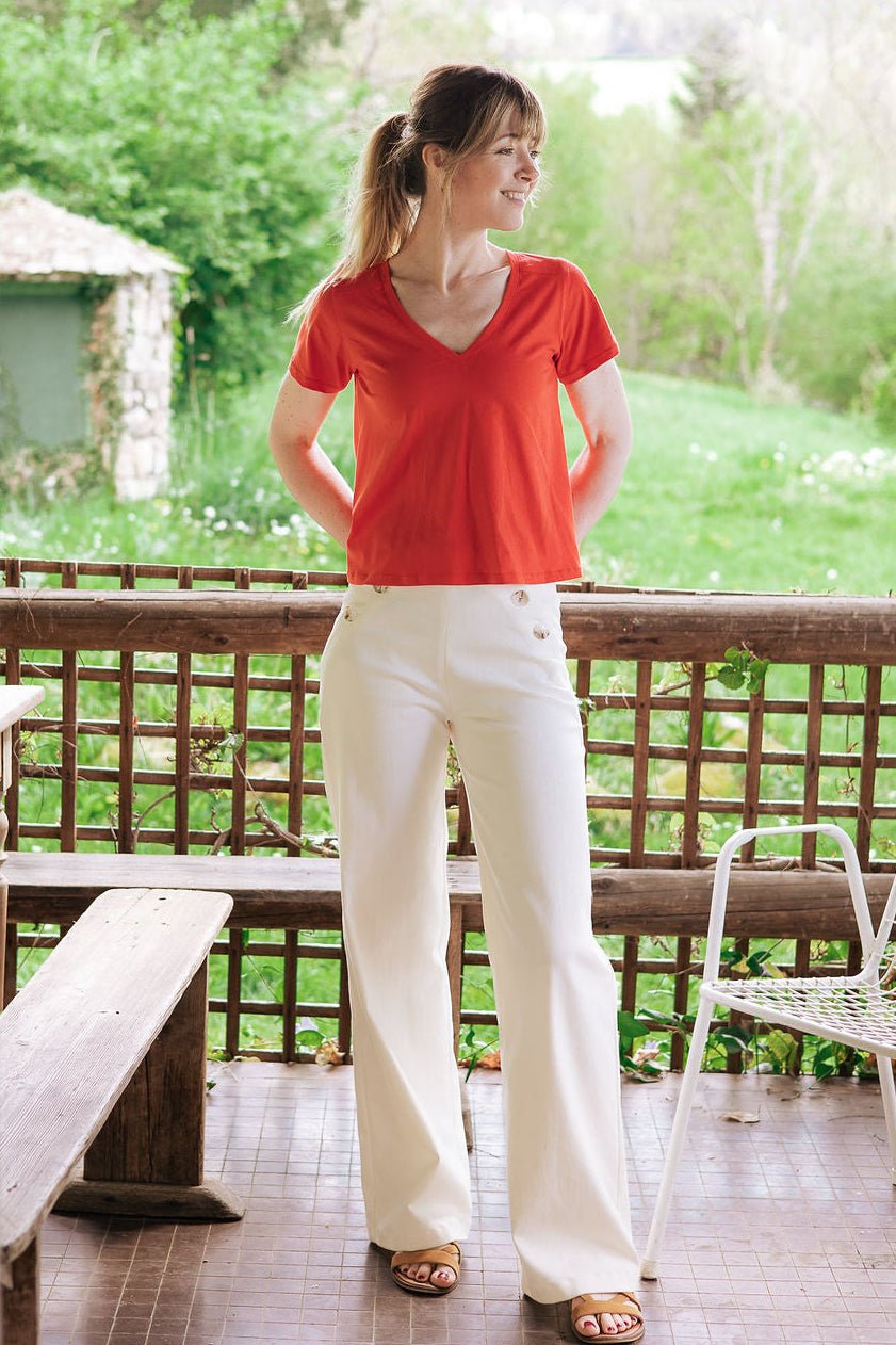 Joli Kit Couture - Pantalon Noé denim écru - Joli Lab
