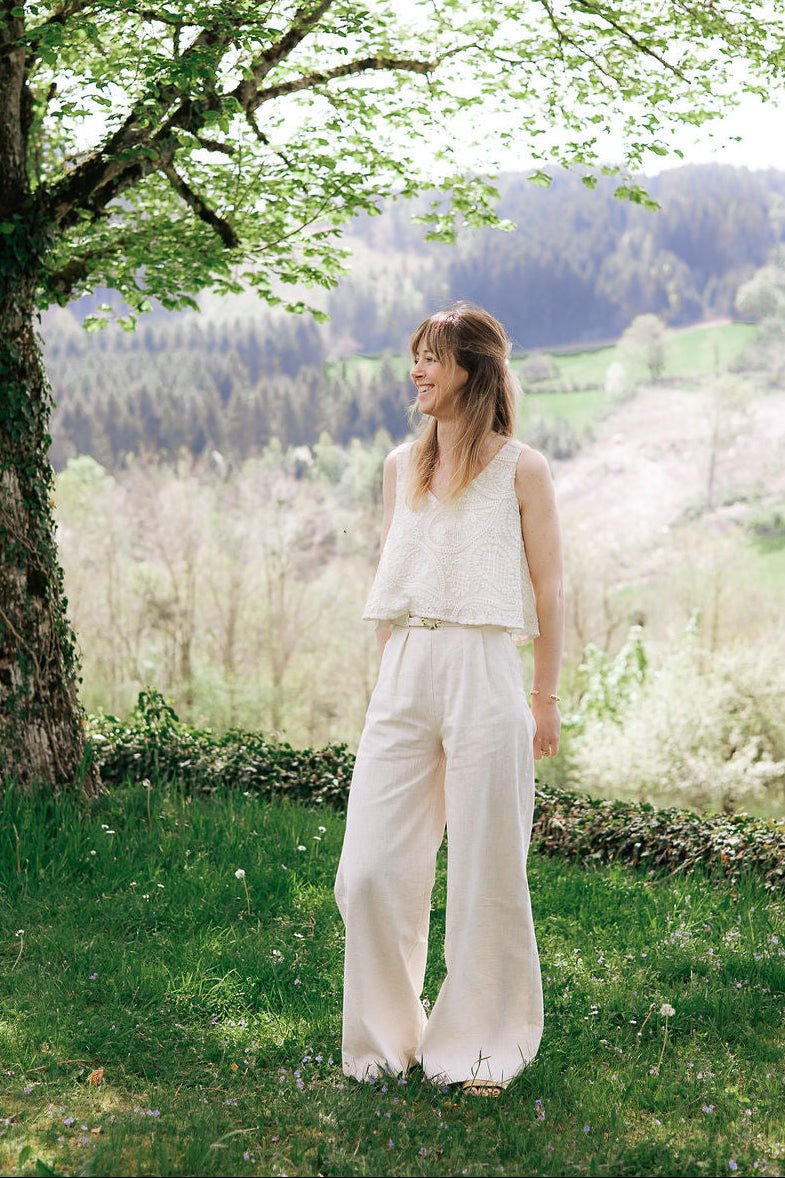 Joli Kit Couture - Pantalon Rafaël lin naturel - Joli Lab