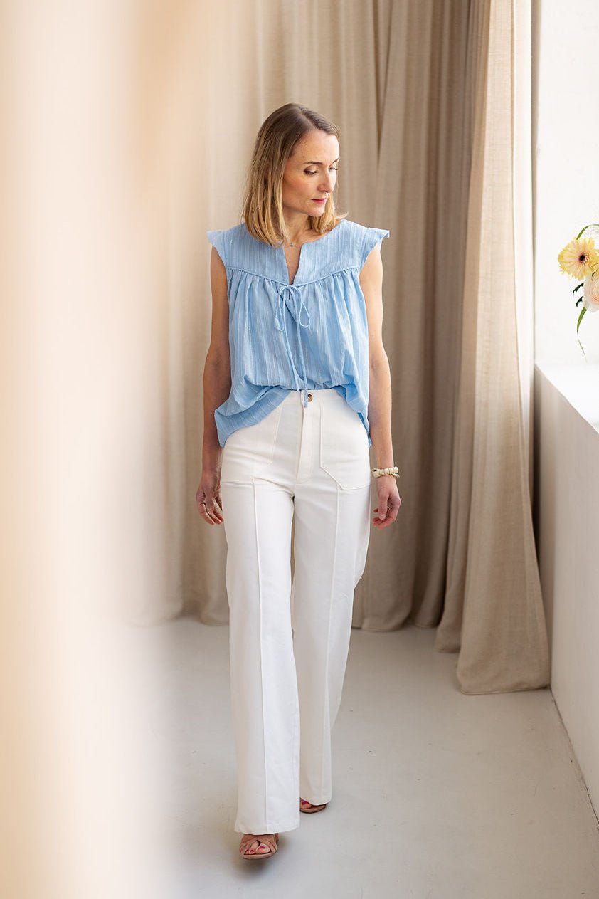 Joli Kit Couture - Pantalon Suzanne blanc - Joli Lab