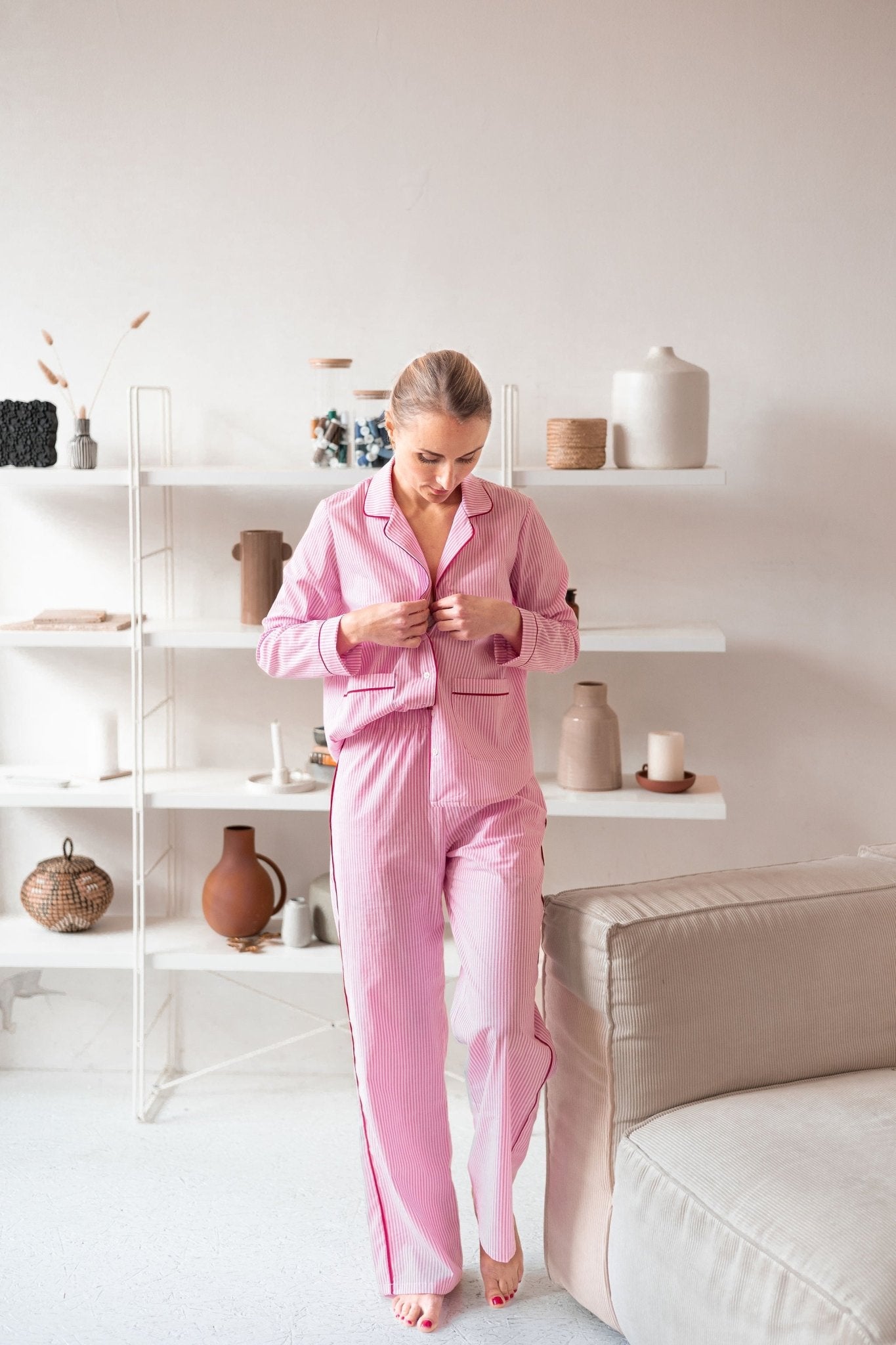 Joli Kit Couture pyjama Darcy raye rose pale