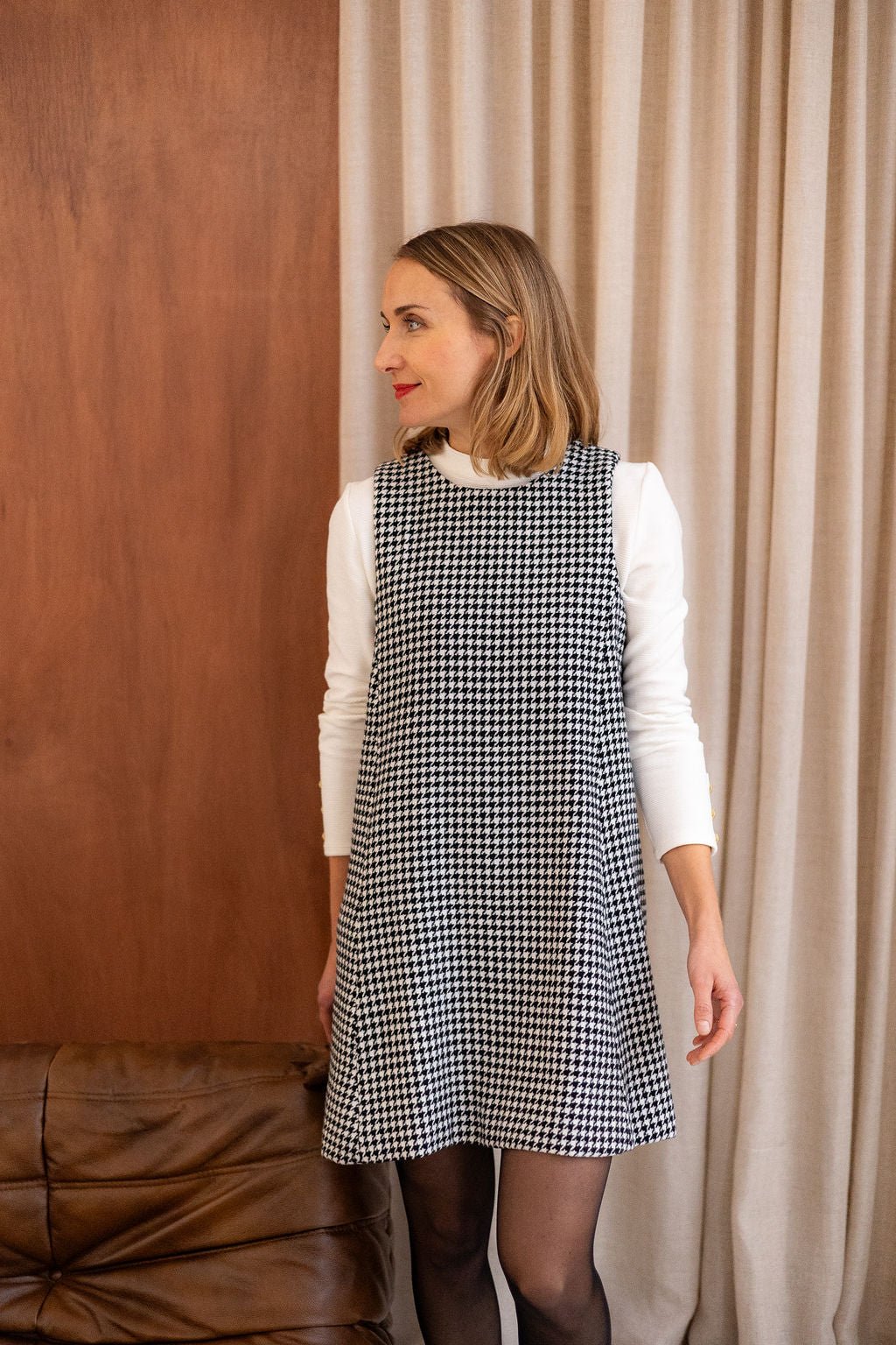 Joli Kit Couture - Robe Alice pied de poule - Joli Lab