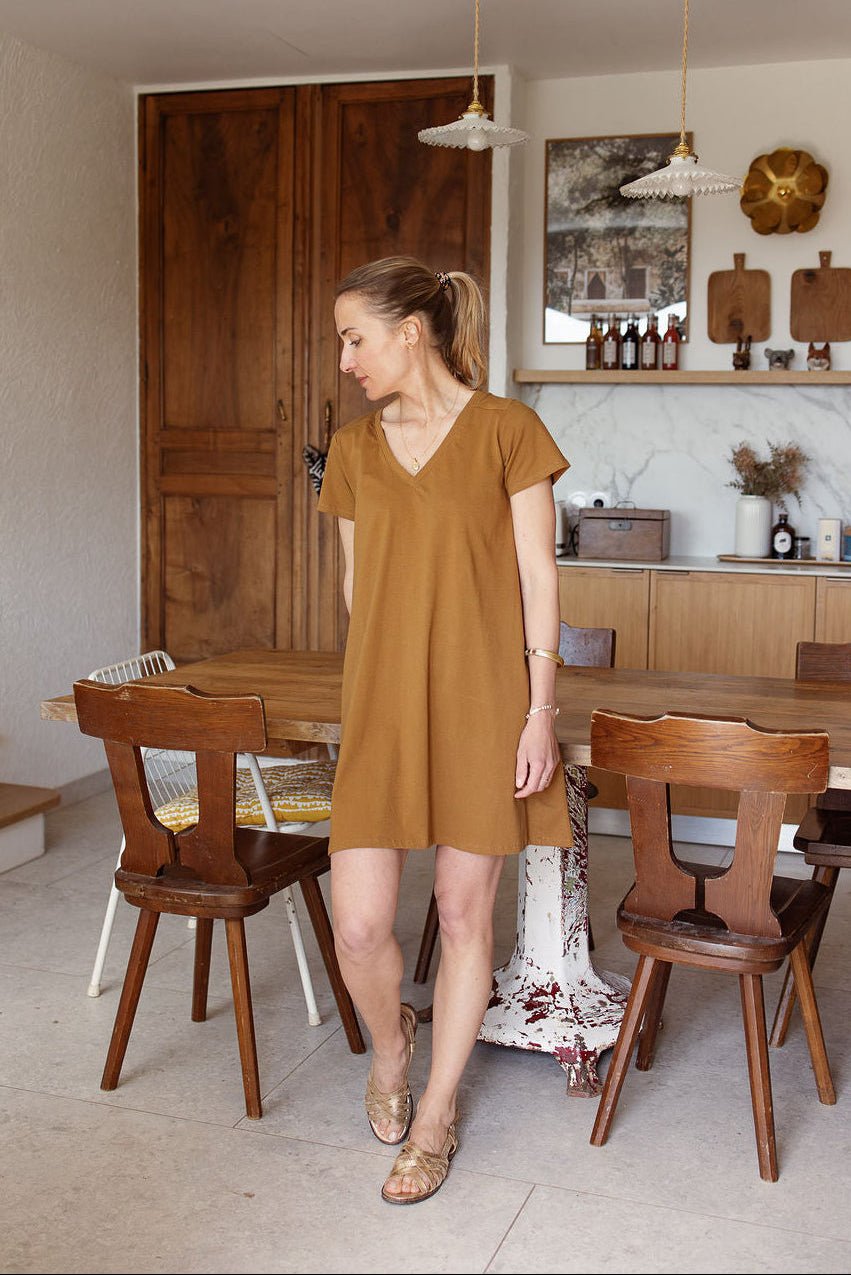 Joli Kit Couture - Robe Andréa bronze - Joli Lab
