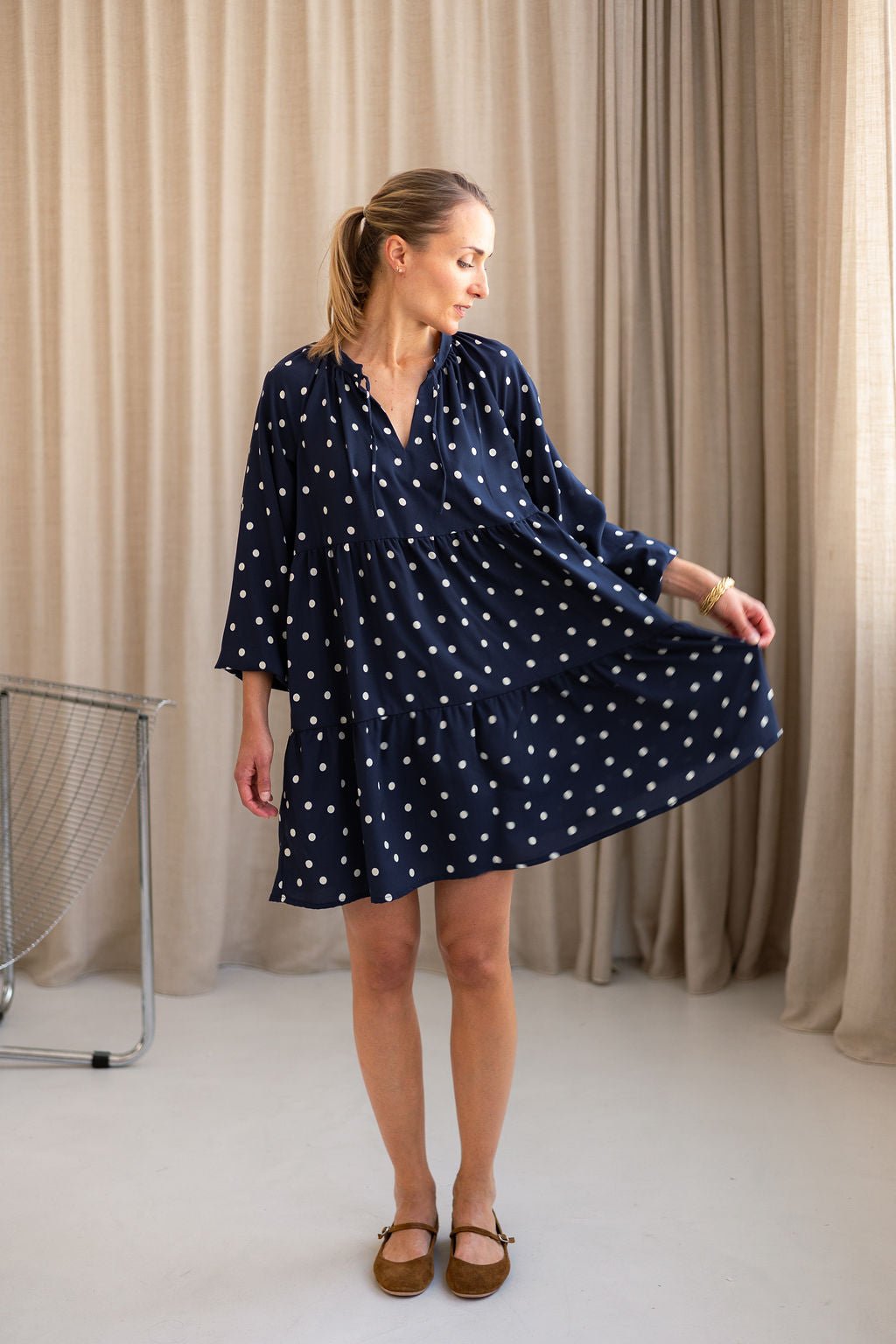 Joli Kit Couture - Robe Esmée à pois - Joli Lab