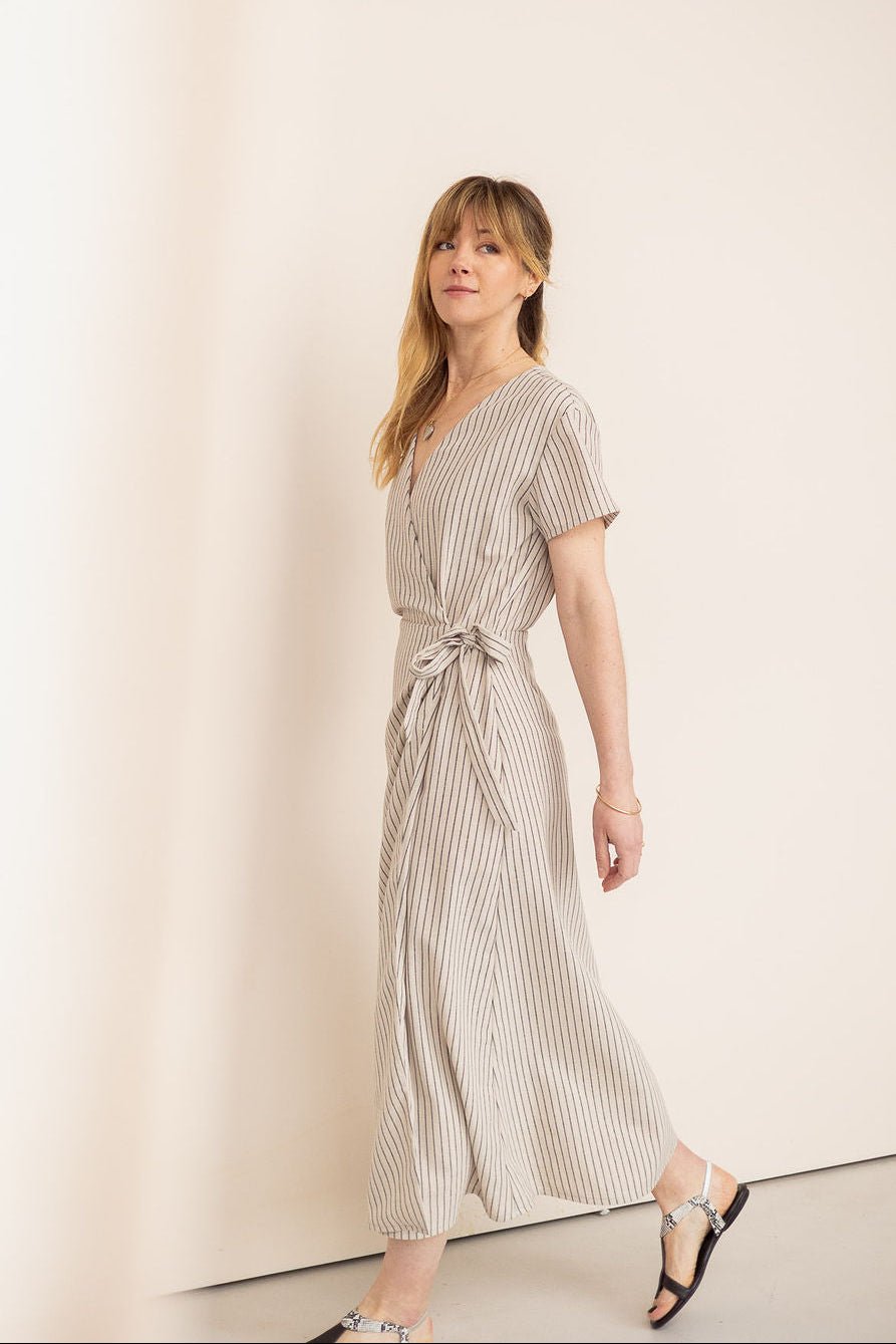 Joli Kit Couture - Robe Salomé rayée - Joli Lab