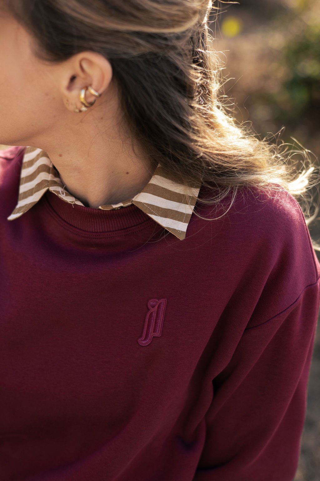 Joli Kit Couture - Sweat Lou bordeaux - Joli Lab