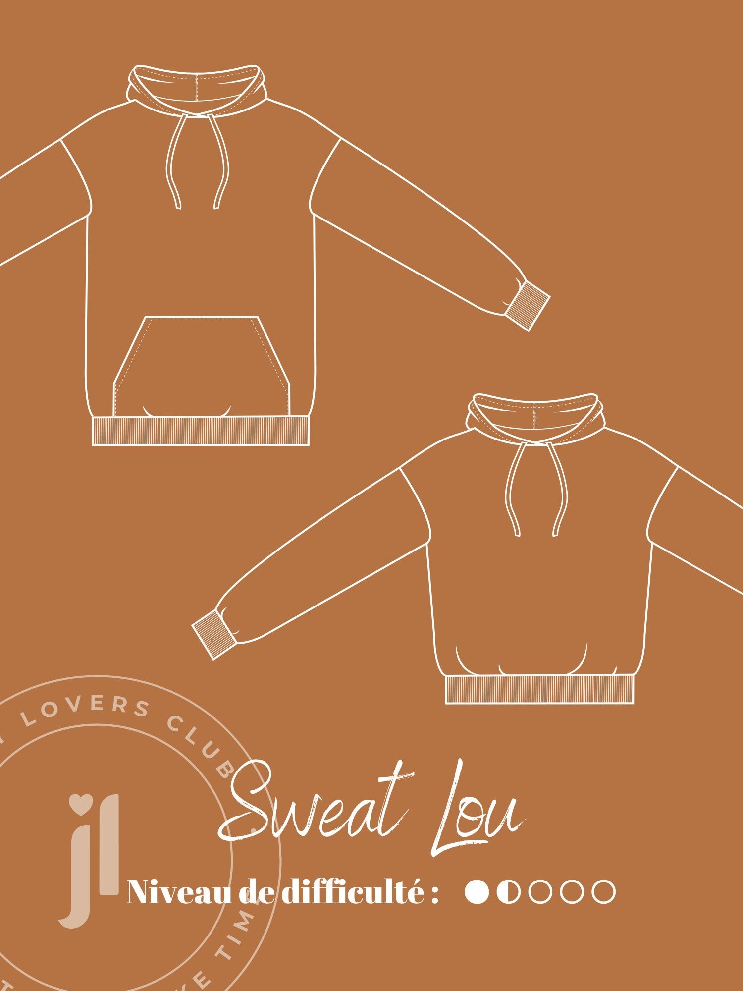 Joli Kit Couture - Sweat Lou caramel - Joli Lab