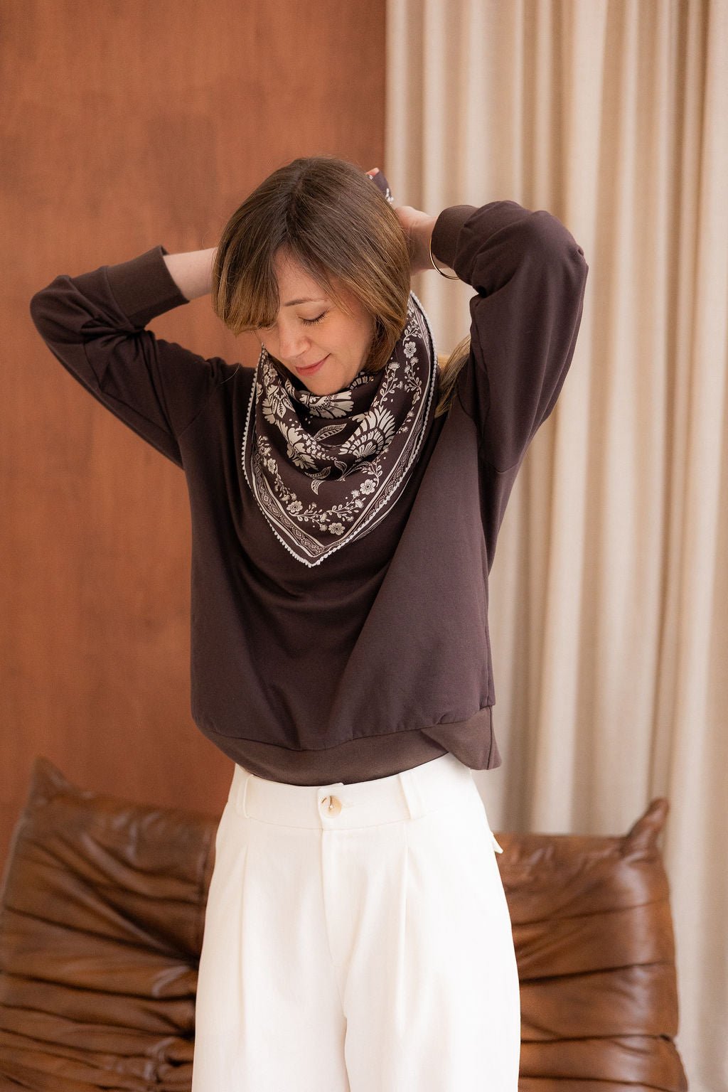 Joli Kit Couture - Sweat Lou chocolat - Joli Lab