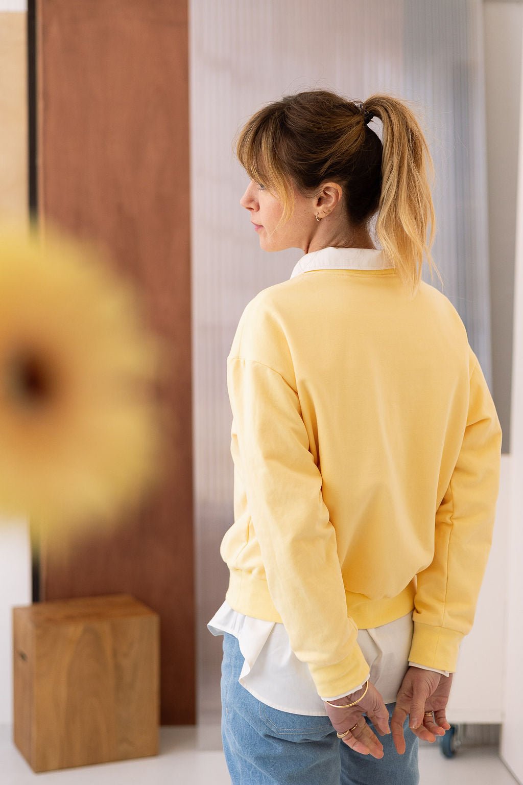 Joli Kit Couture - Sweat Lou jaune pâle - Joli Lab