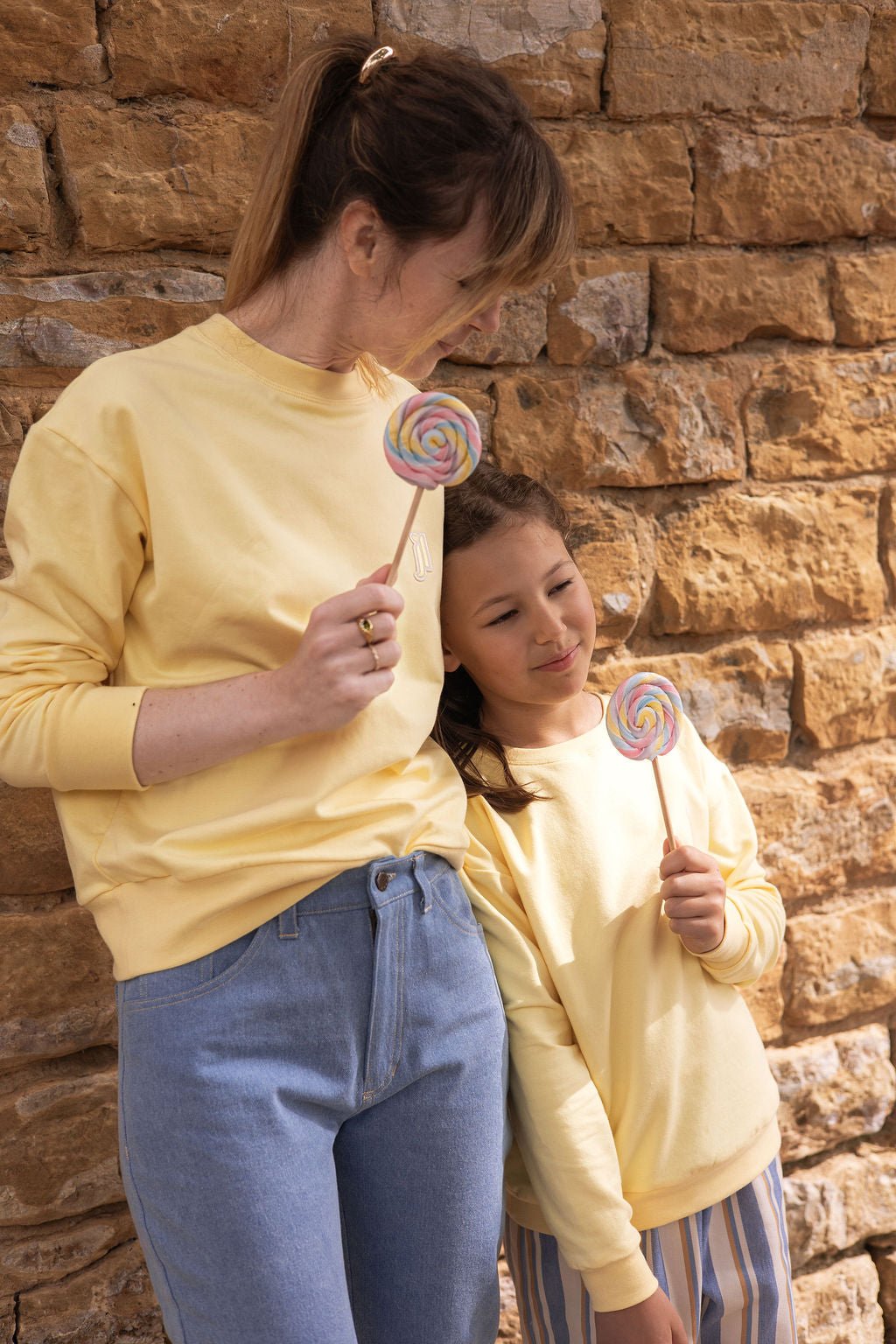 Joli Kit Couture - Sweat Lou mini jaune pâle - Joli Lab