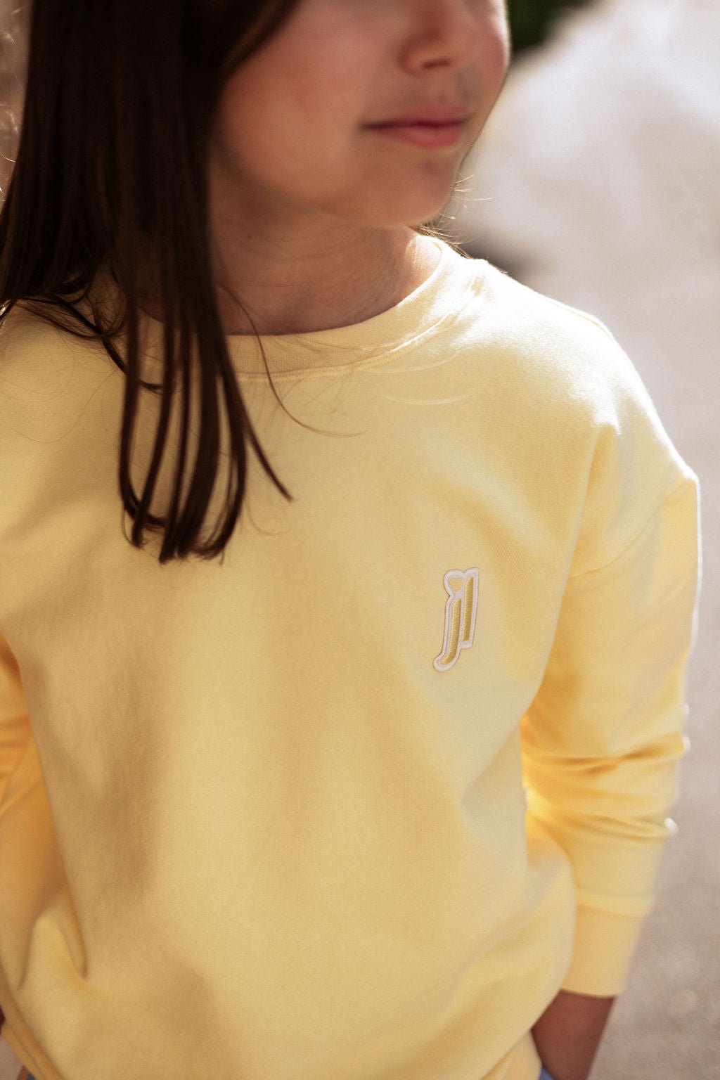 Joli Kit Couture - Sweat Lou mini jaune pâle - Joli Lab