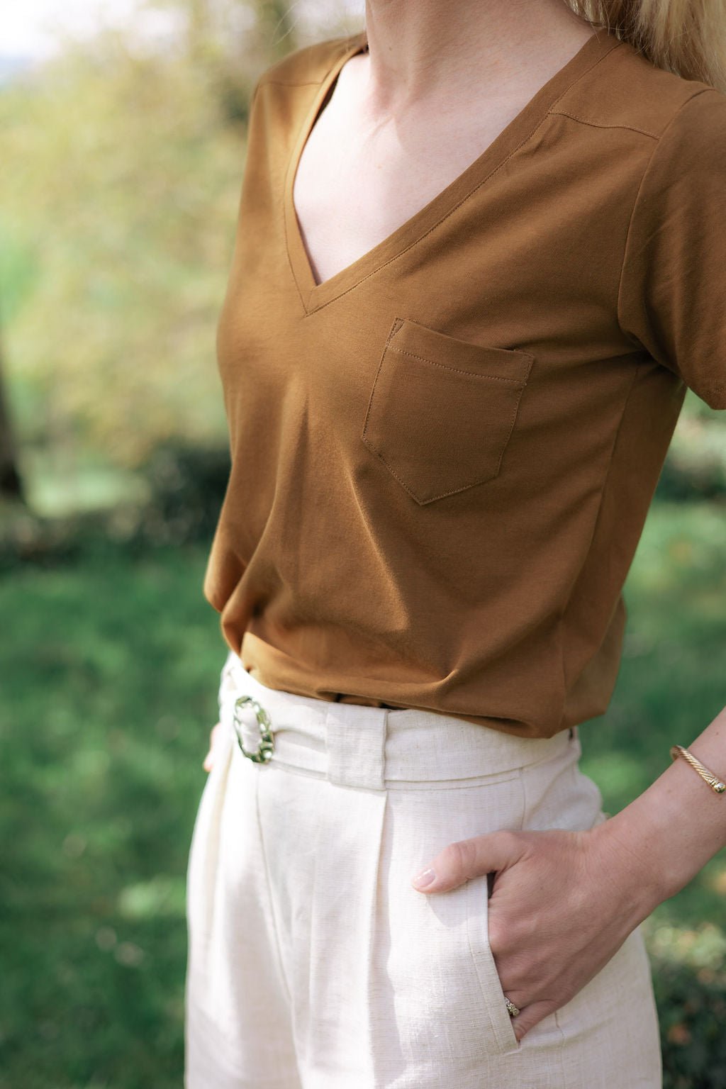 Joli Kit Couture - T-shirt Andréa bronze - Joli Lab