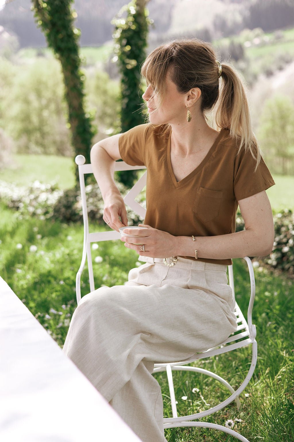 Joli Kit Couture - T-shirt Andréa bronze - Joli Lab