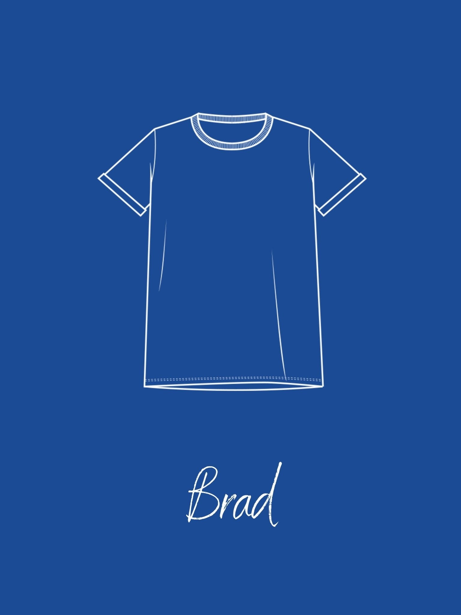 Joli Kit Couture - T-shirt Brad adulte bleu - Joli Lab