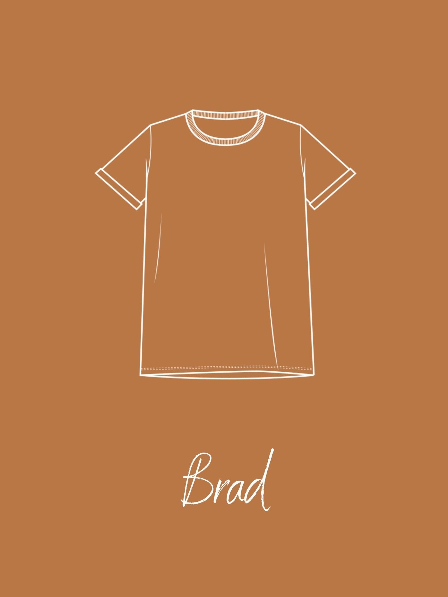 Joli Kit Couture - T-shirt Brad adulte caramel - Joli Lab