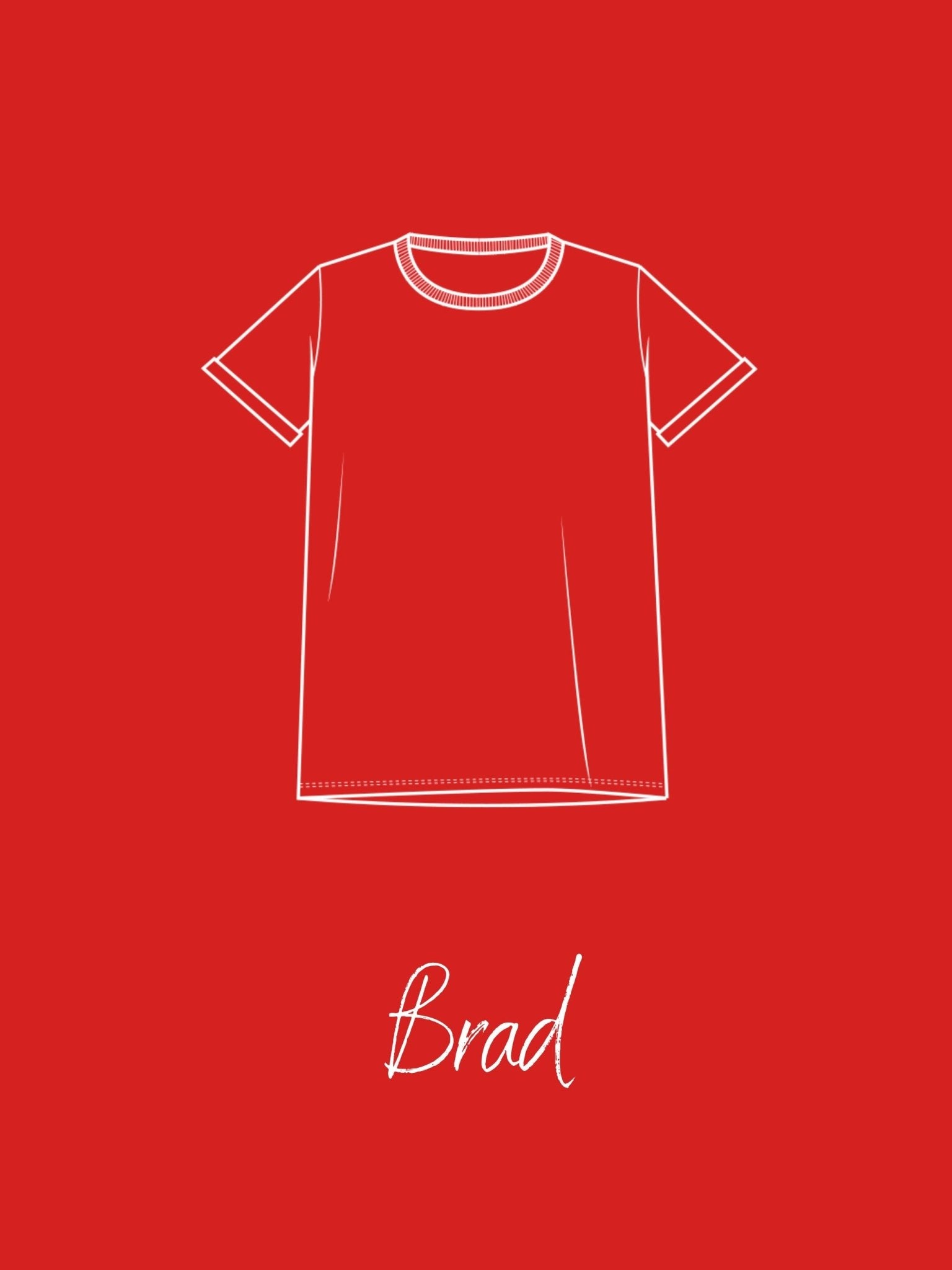 Joli Kit Couture - T-shirt Brad adulte rouge - Joli Lab