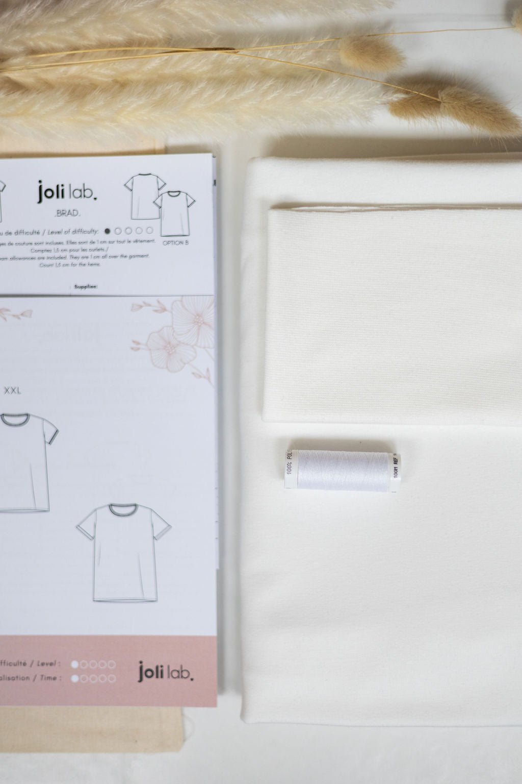 Joli Kit Couture - T - shirt Brad blanc - Joli Lab