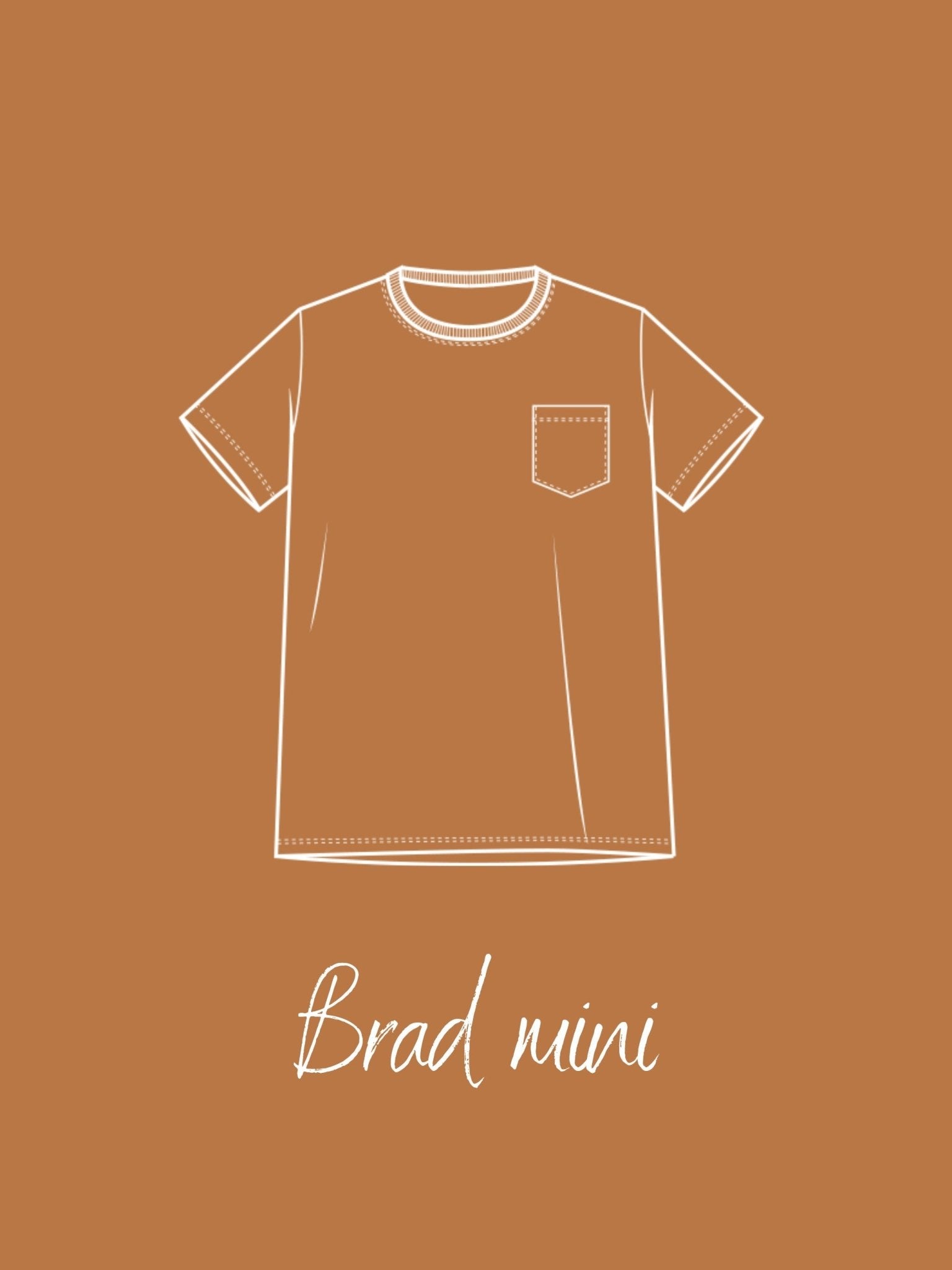 Joli Kit Couture - T-shirt Brad mini caramel - Joli Lab