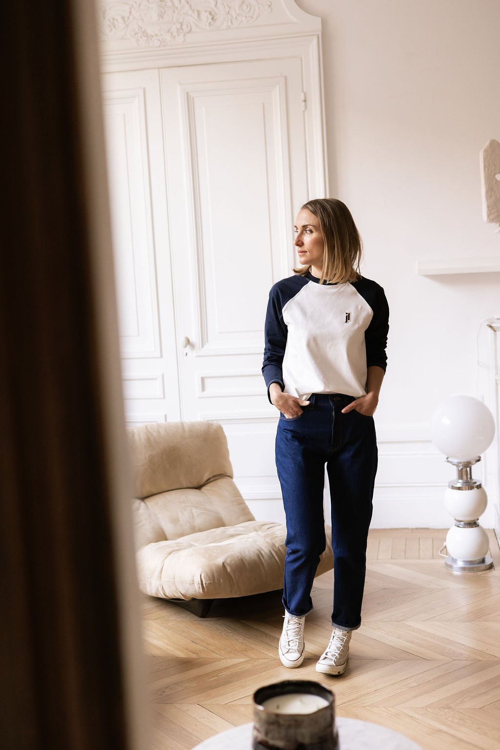 Joli Kit Couture - T-shirt Pauline marine - Joli Lab