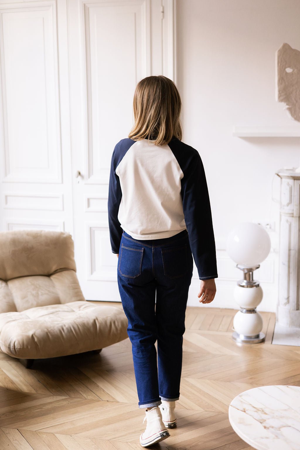 Joli Kit Couture - T-shirt Pauline marine - Joli Lab