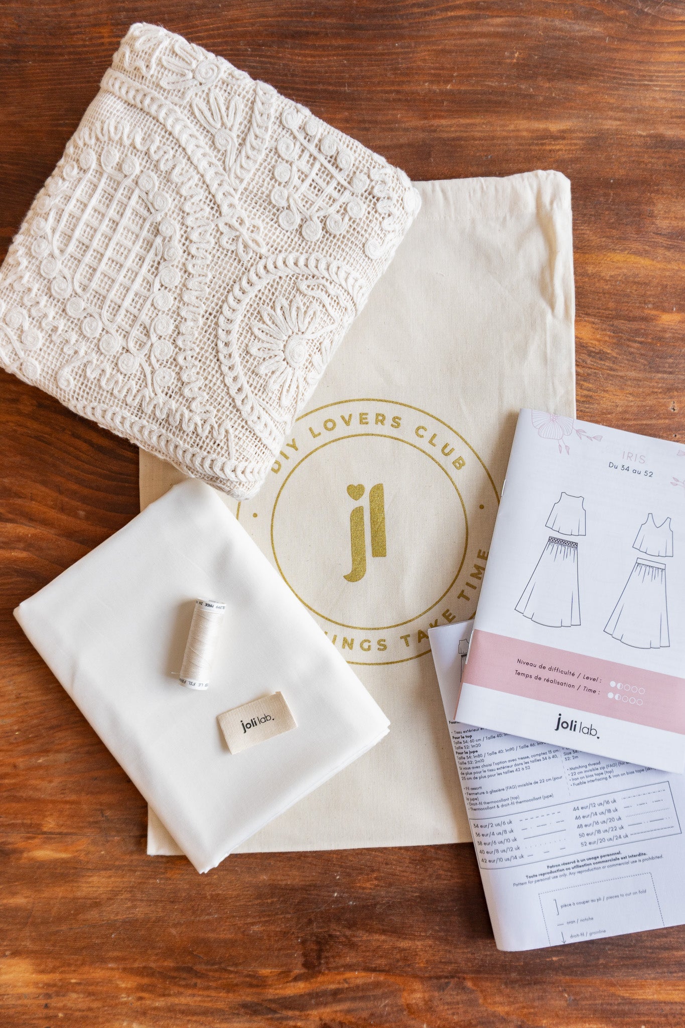Joli Kit Couture - Top Iris crochet - Joli Lab