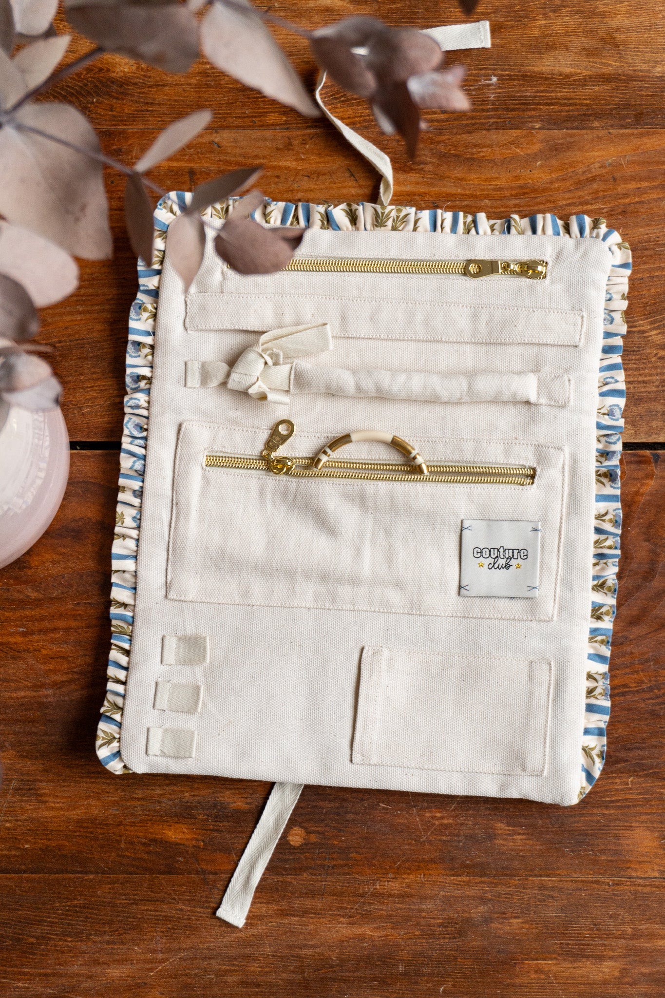 Joli Kit Couture - Trousse Izïa bleu vintage - Joli Lab