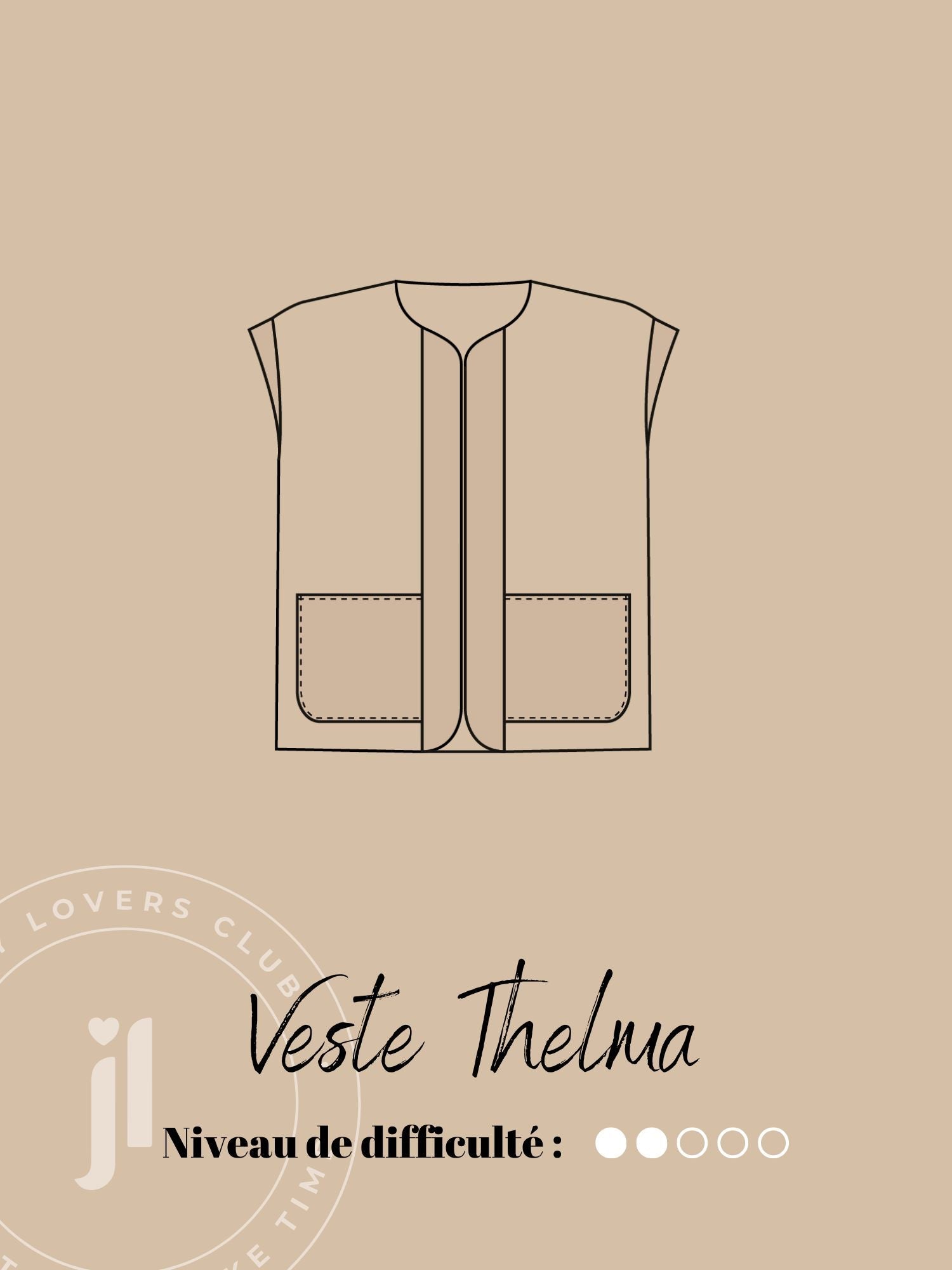 Joli Kit Couture - Veste Thelma anthracite - Joli Lab