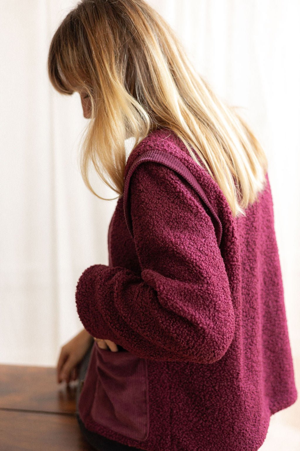 Joli Kit Couture - Veste Thelma lie de vin - Joli Lab