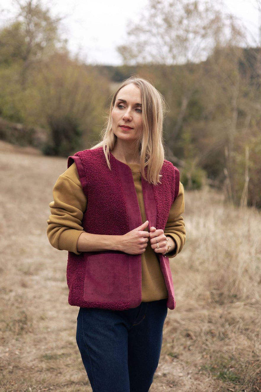 Joli Kit Couture - Veste Thelma lie de vin - Joli Lab