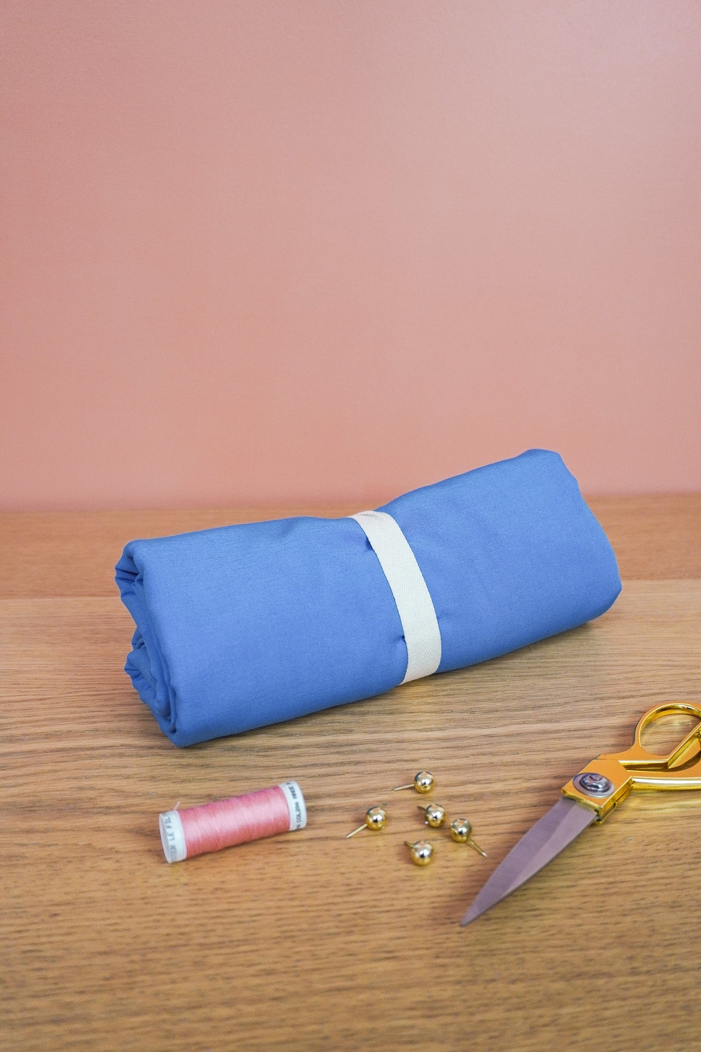Lin viscose - Coloris bleu profond - Joli Lab