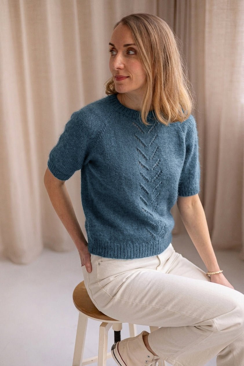 Pull Colette - Patron Tricot PDF - Joli Lab