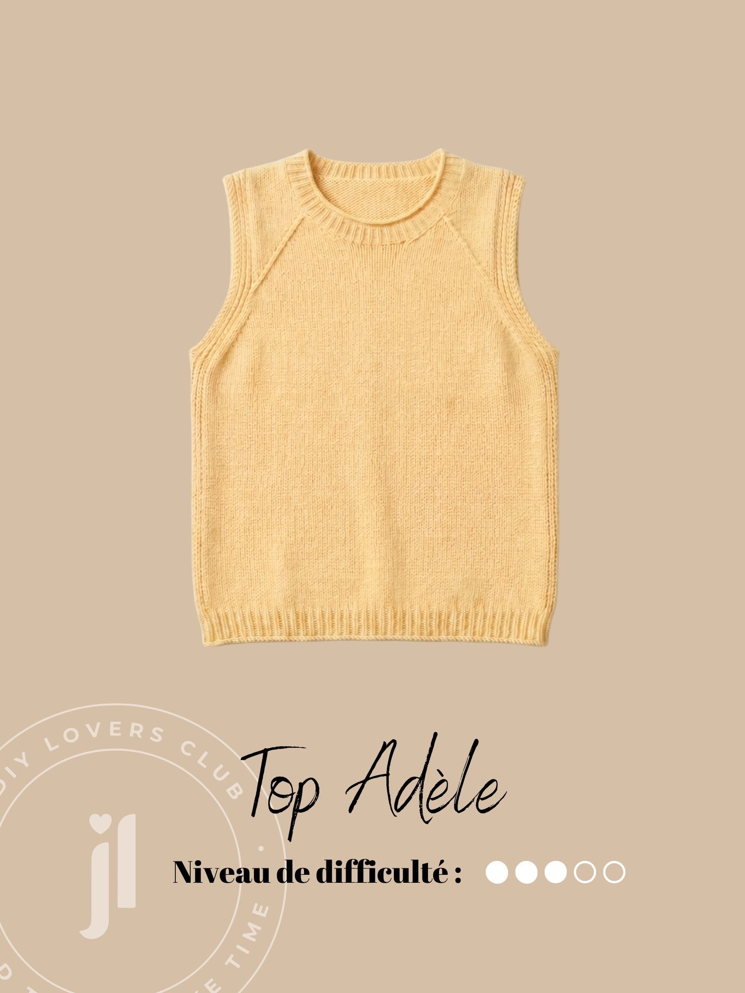Top Adèle - Patron Tricot PDF - Joli Lab