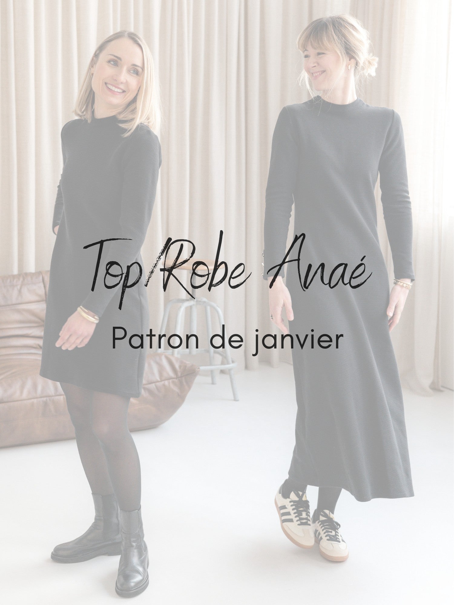 Top/robe Anae - Patron Couture PDF - Joli Lab