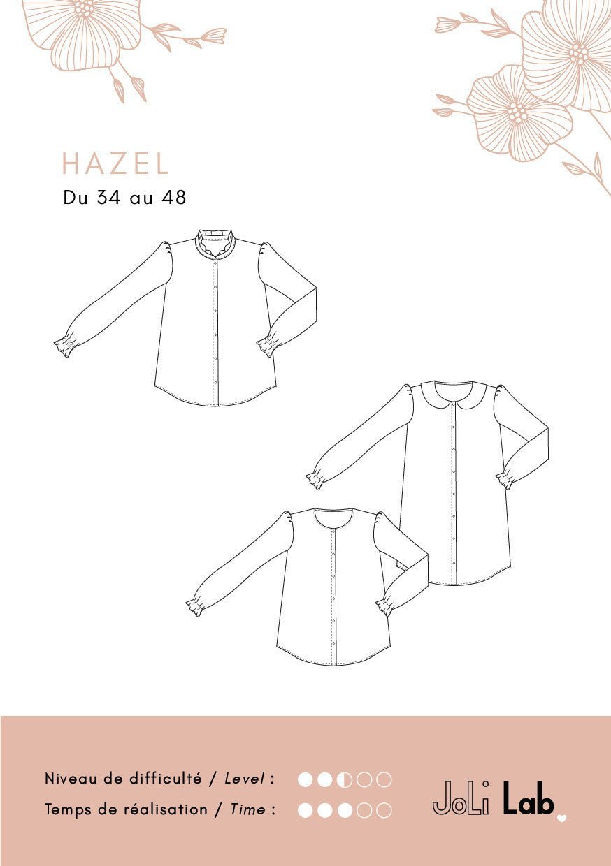 Chemise  robe Hazel - Patron pochette - Joli Lab