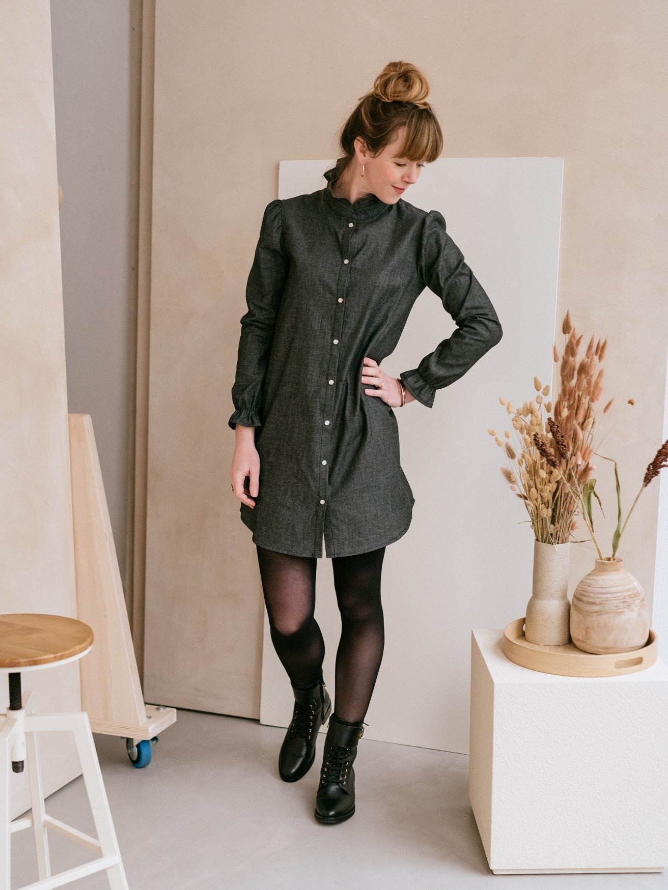 Chemise / robe Hazel - Patron Couture PDF ou Pochette - Joli Lab