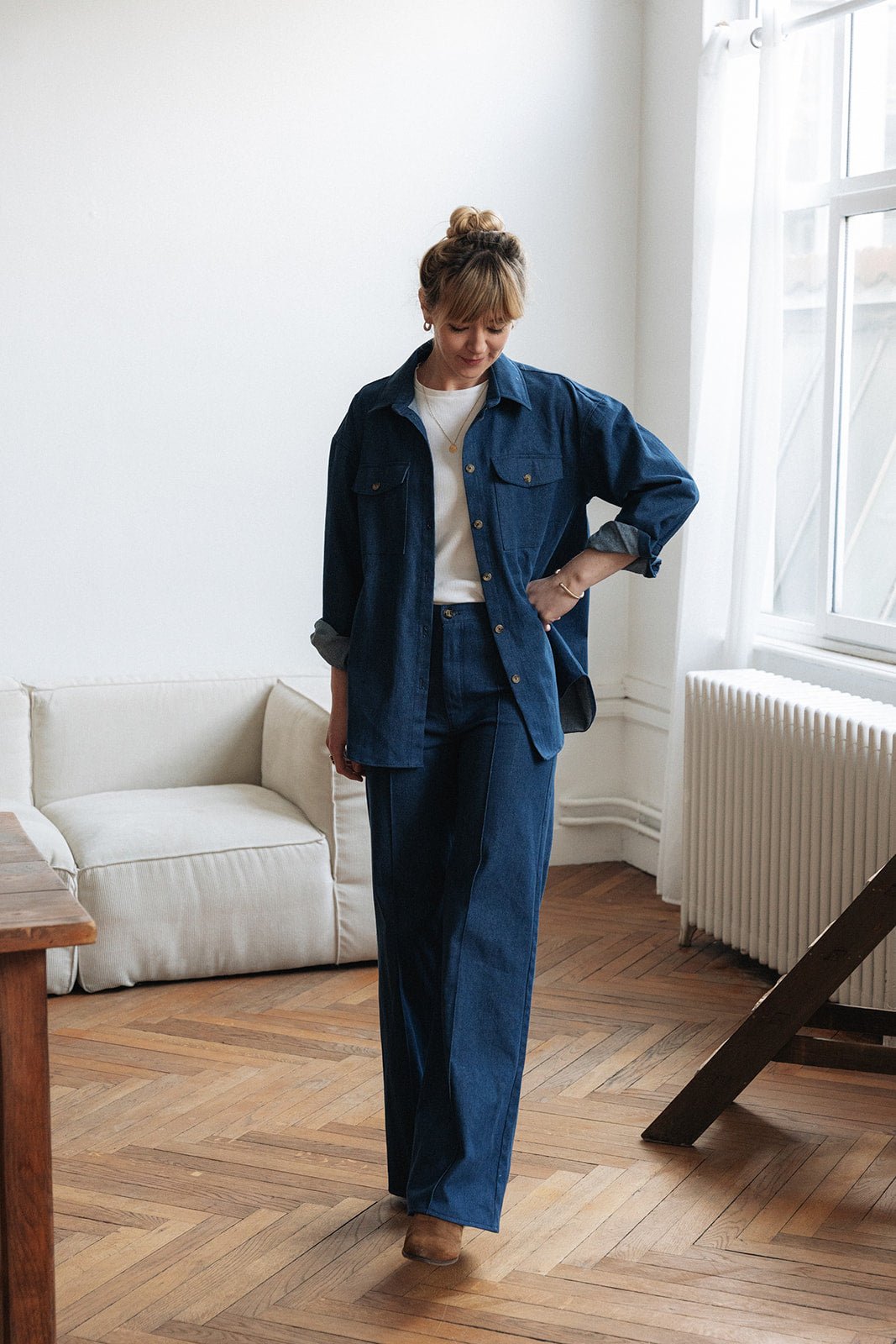 Joli Kit Couture - Pantalon Suzanne denim - Joli Lab