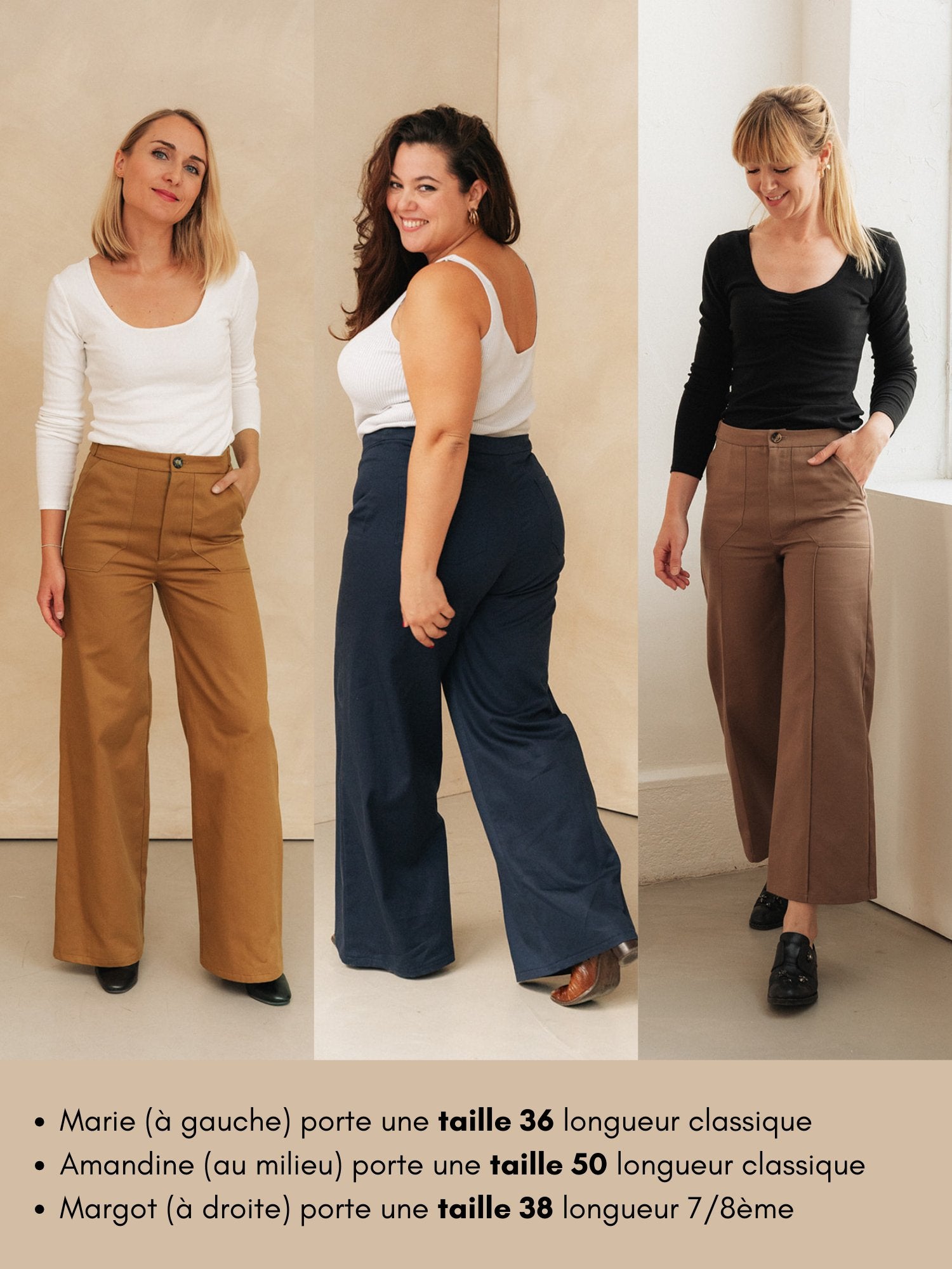 Joli Kit Couture - Pantalon Suzanne ocre - Joli Lab