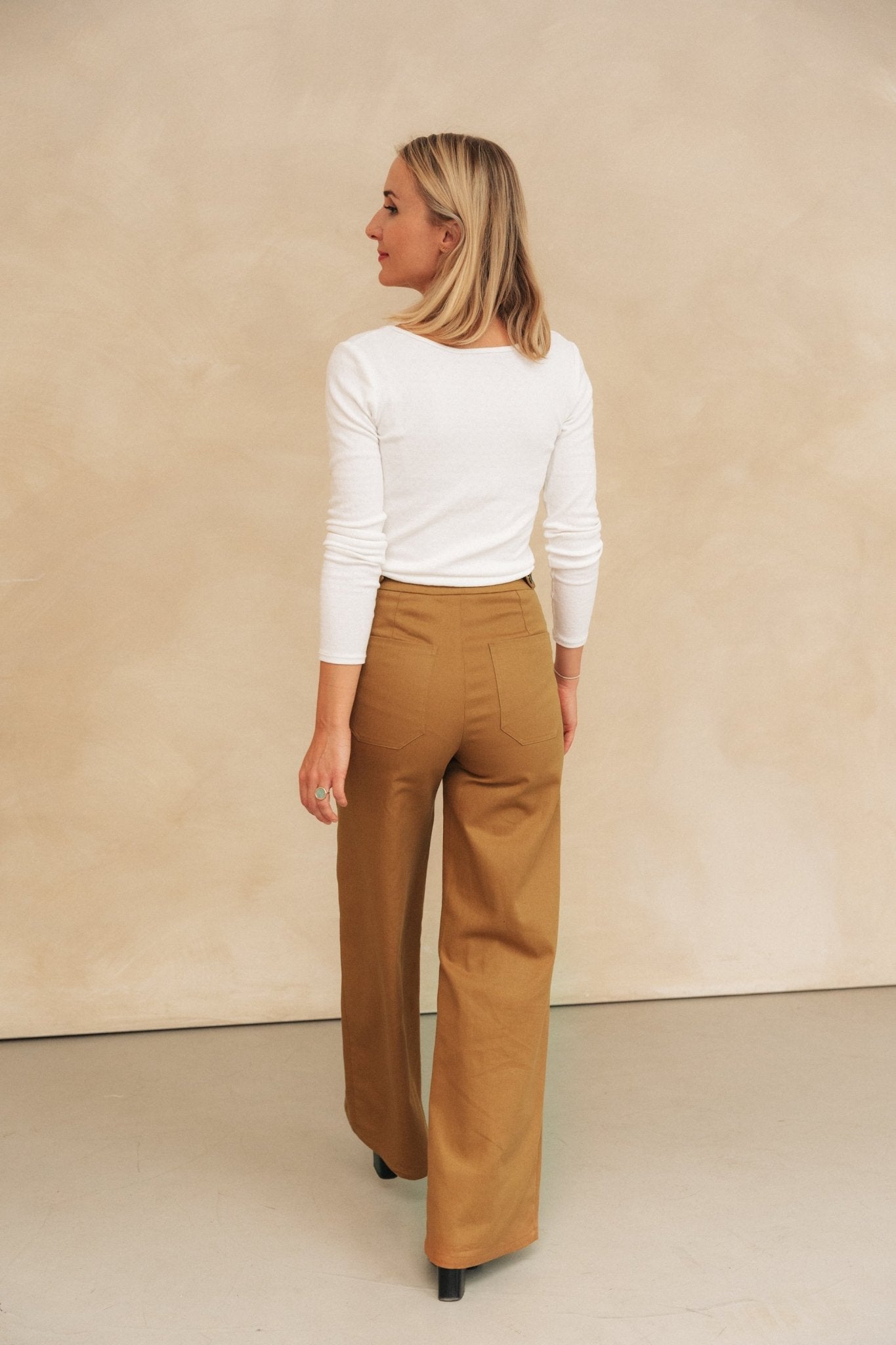 Joli Kit Couture - Pantalon Suzanne ocre - Joli Lab