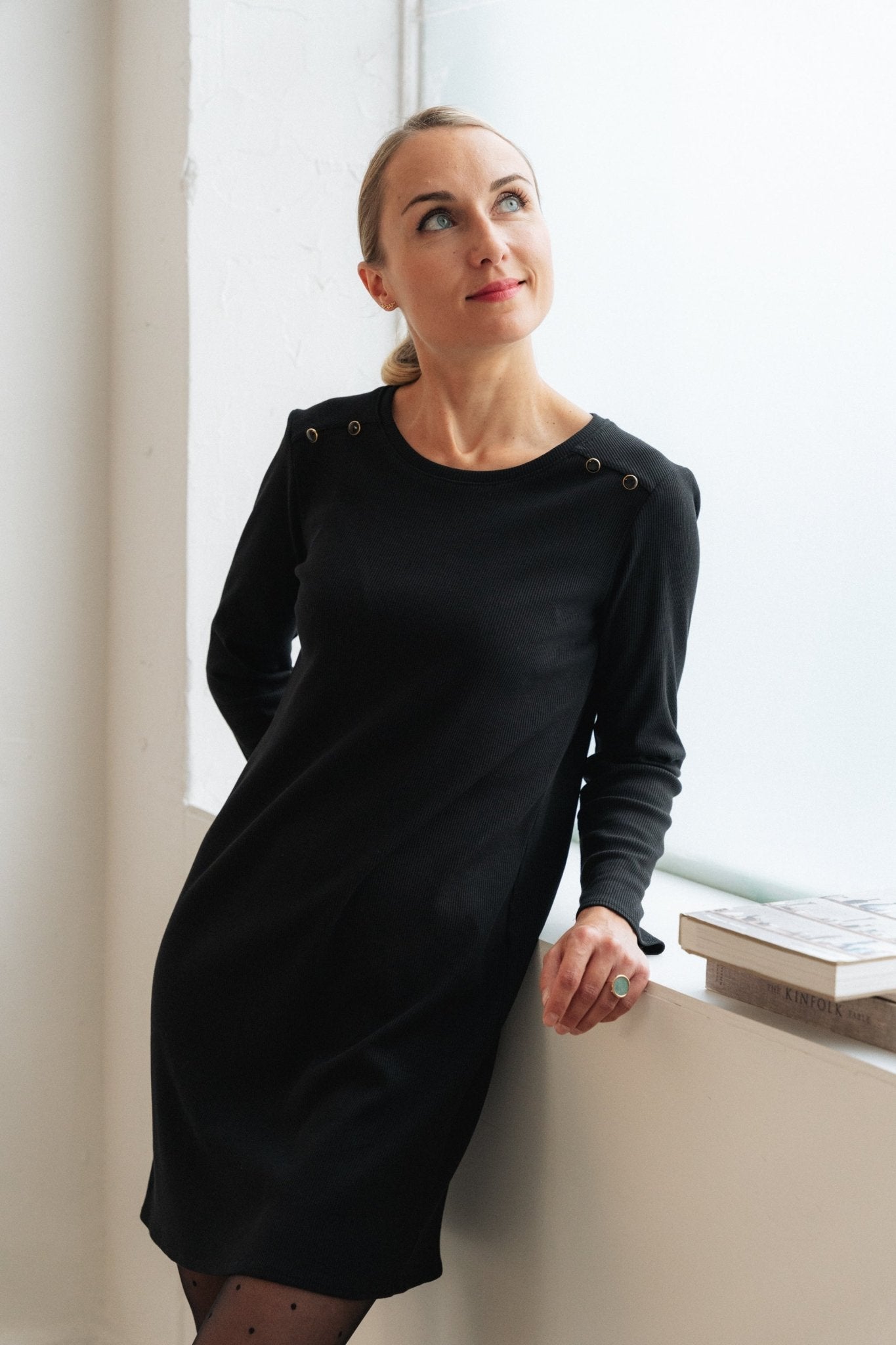 Joli Kit Couture - Robe Malo jersey noir - Joli Lab