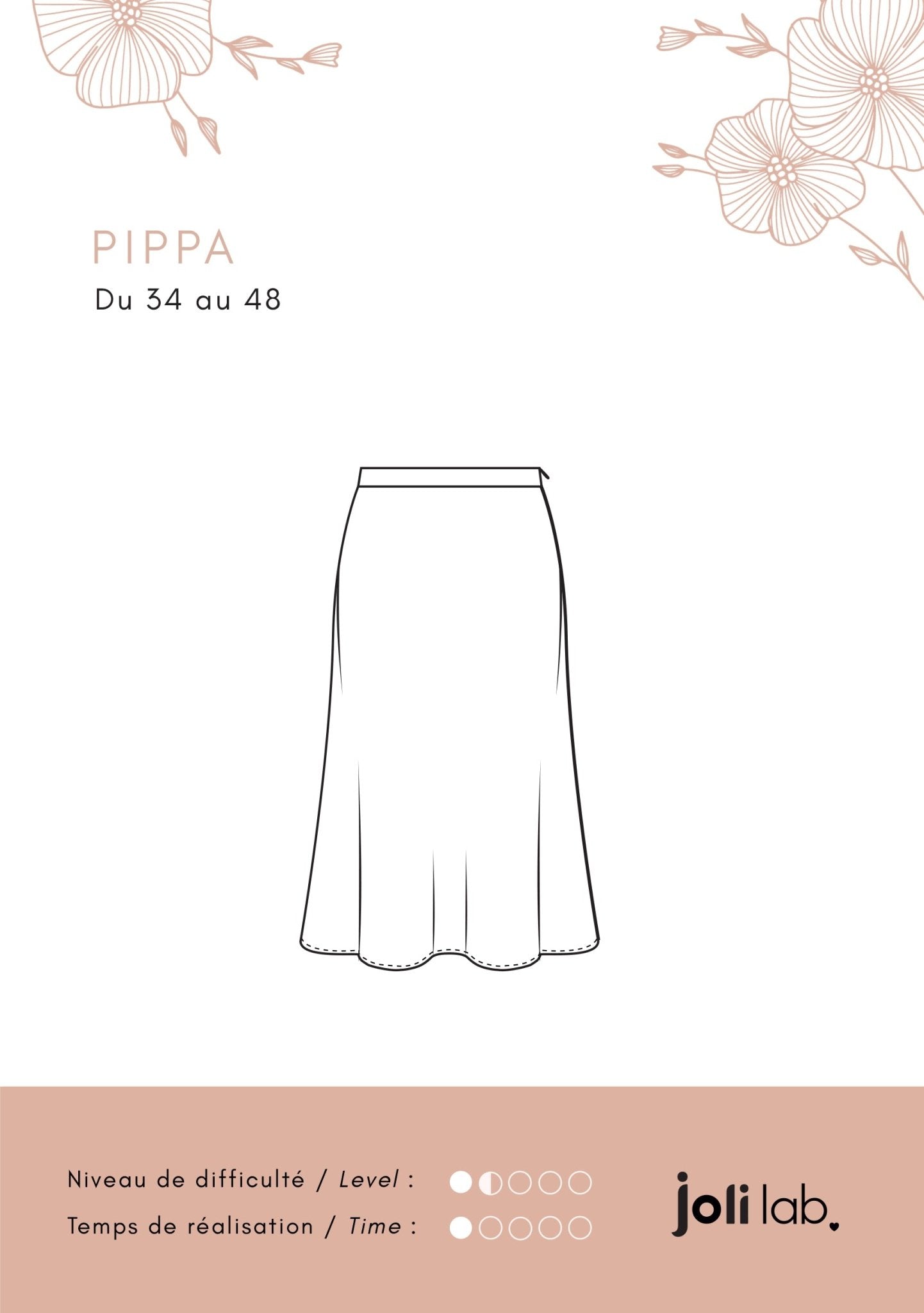 Pantalon Lison - Patron Couture PDF ou Pochette - Joli Lab