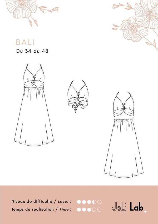 Robe/Top Plum - Patron Couture PDF ou Pochette - Joli Lab | Joli Lab