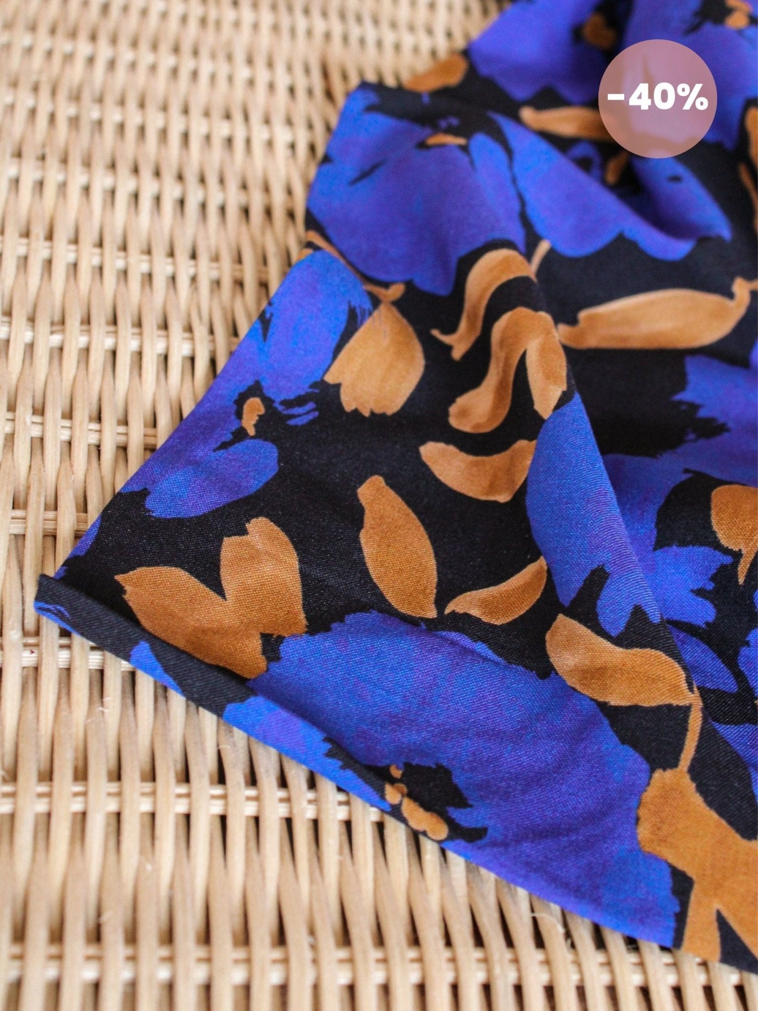 Viscose Manarola - coloris Cobalt - Joli Lab